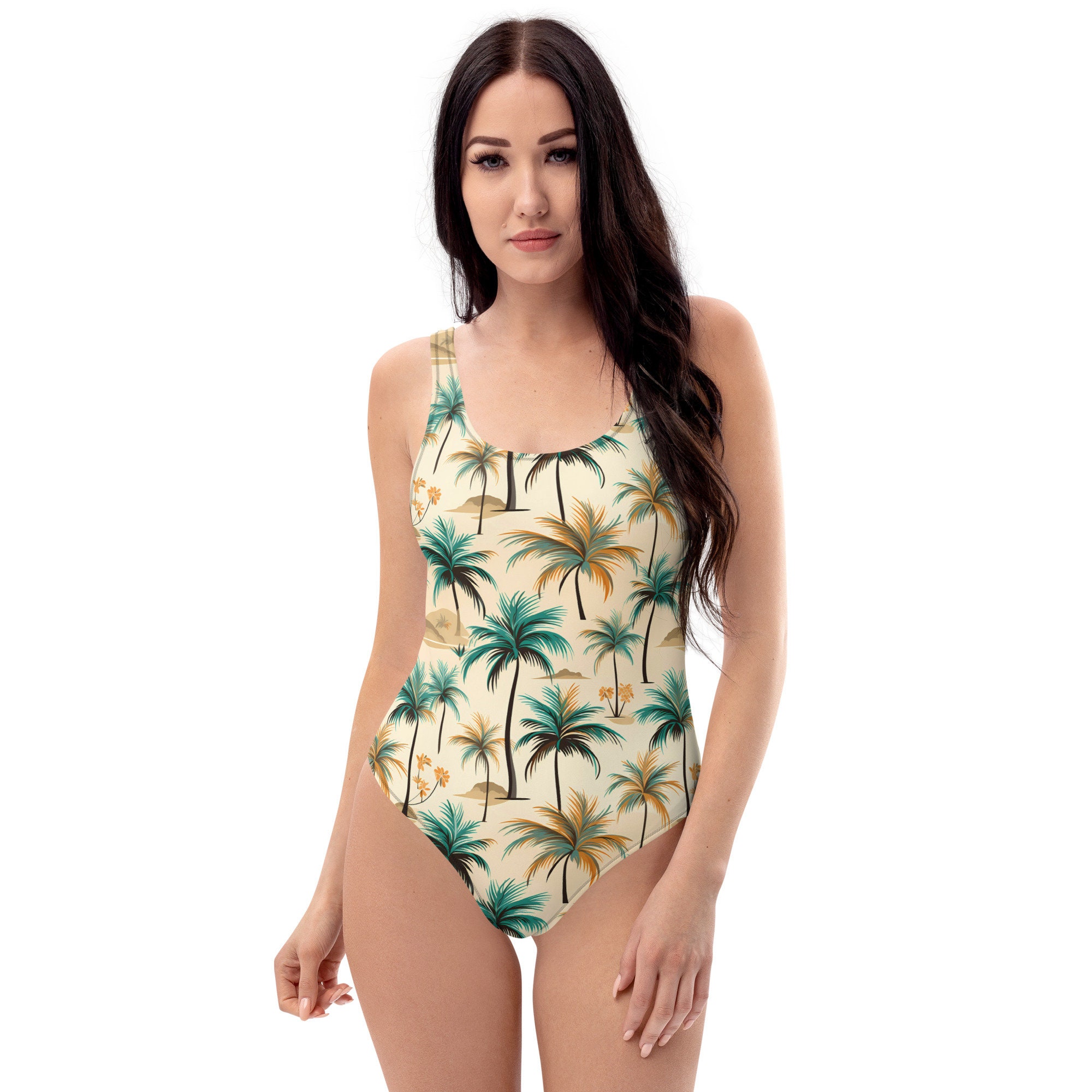 Epi Print Palm Tree One-Piece Swimsuit - Women - Ready-to-Wear