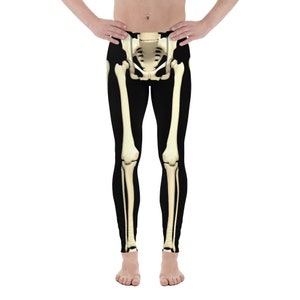 Herren Skelett Leggings