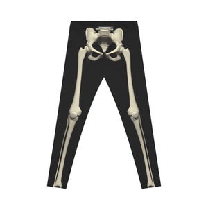 Women's Skeleton Spandex Leggings image 5