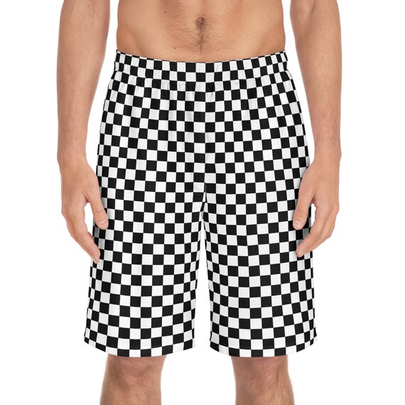 Shorts de cuadros para hombres sale