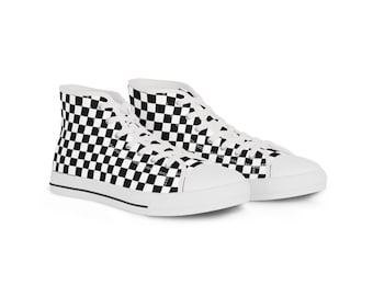 Checkerboard high hotsell tops