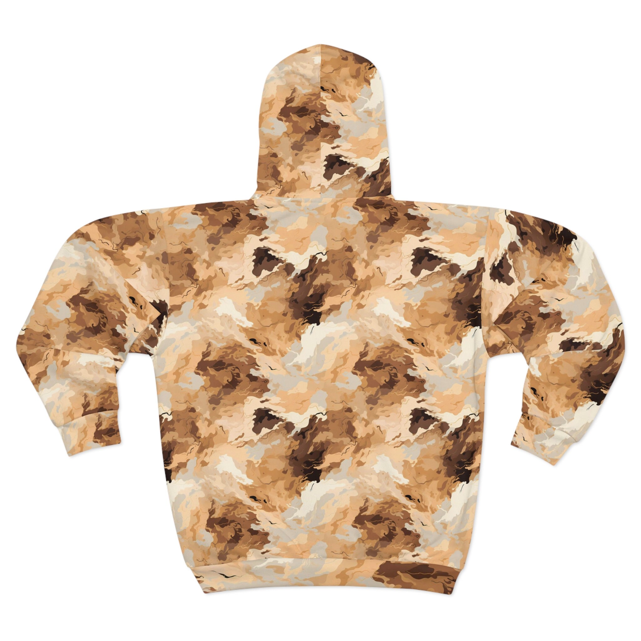 Digital Desert Camo Pattern 1 Unisex Zip Hoodie - Etsy