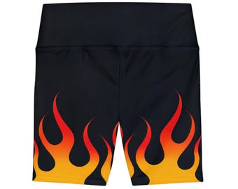 Hot Rod Flames Women's Biker Shorts