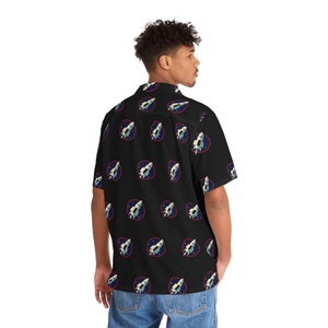Retro Rockets Herren Hawaiihemd