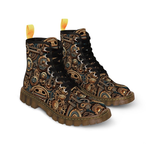 Bottes en toile Steampunk pour hommes