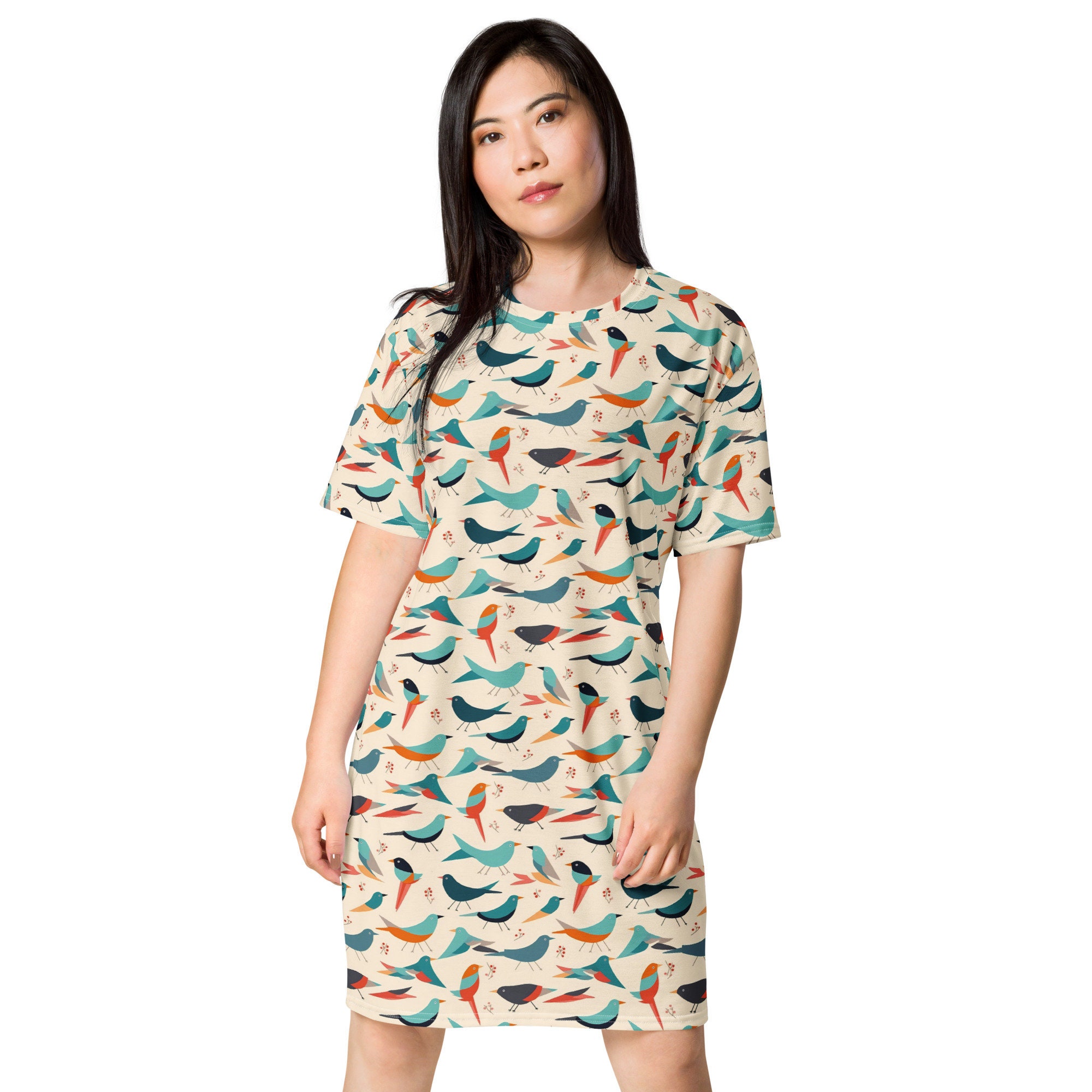 bird shirt dress The Sundown Shirt Dress in Off-White Bird Eyelet Cotton