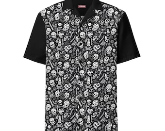 B&W Boneyard Unisex button shirt