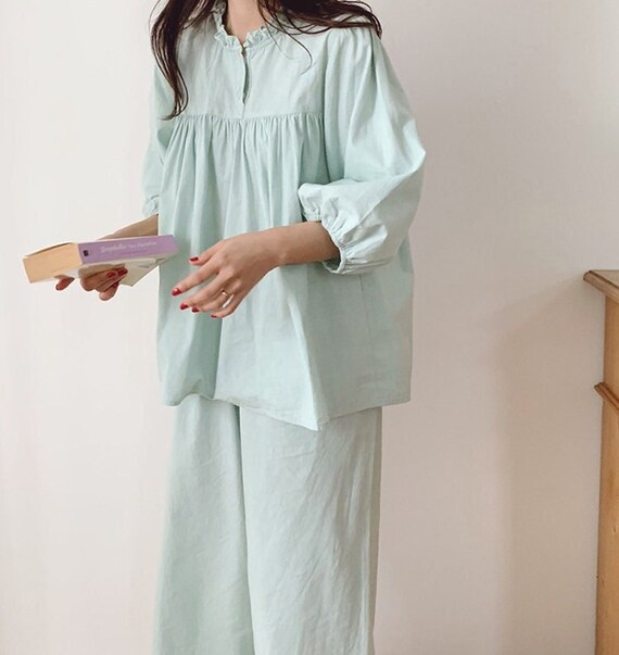 Womens Solid Silk Pjs – Comfy Pajama
