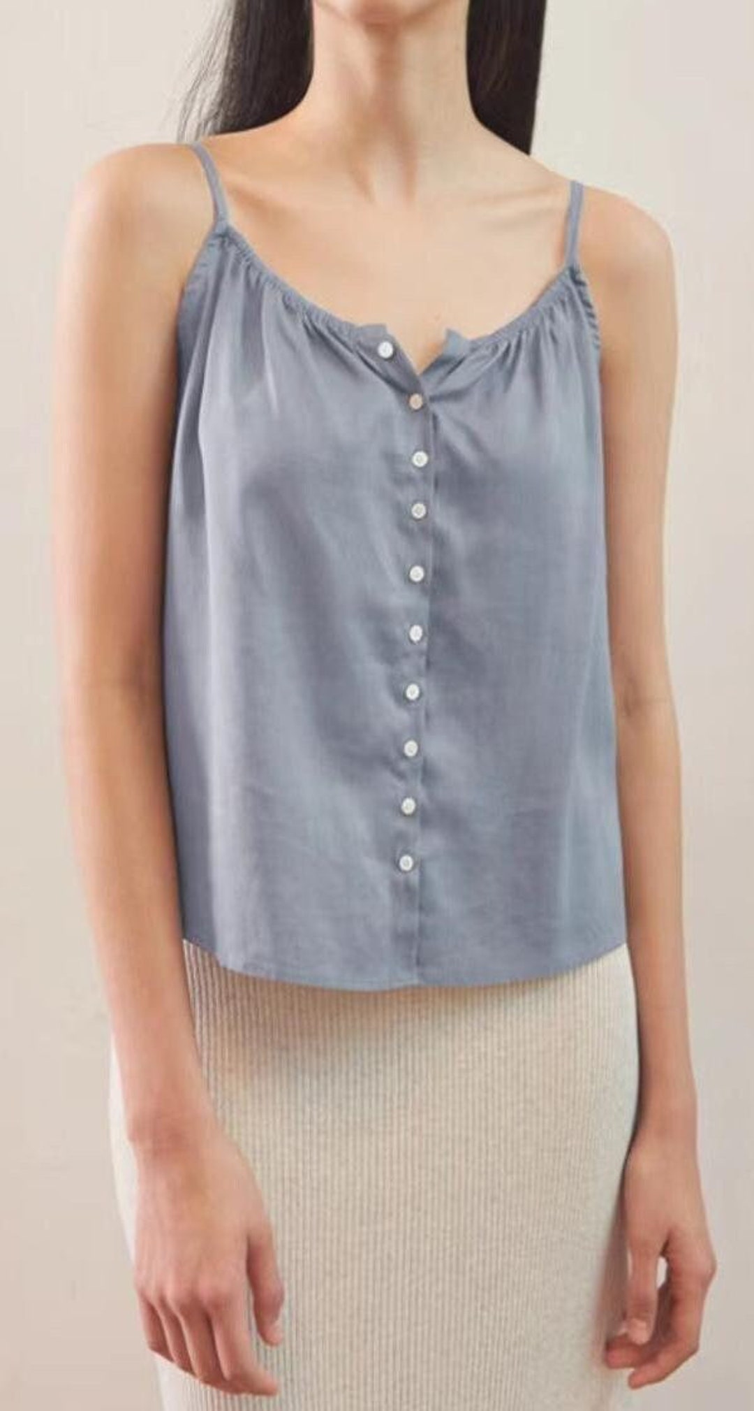 Cotton Tank Top, Camisole, Cozy Camisole, Spaghetti Strap Top