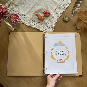 Grand Autumn Waldorf Homeschool Planner Book