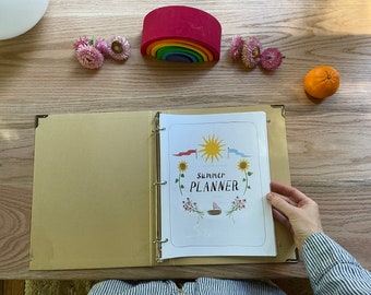 Wunderschönes Sommer-Waldorf-Heimschul-Kalenderbuch