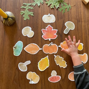 Mobile/bannière/cartes d'automne