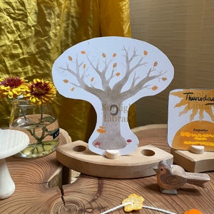 Seasonal Trees Illustration for Nature Table and Circle Time Rhythms