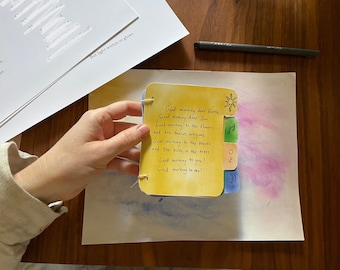 Kreis-Zeit-Rhymes & Mini-Booklet zum Ausdrucken