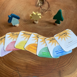 Daily Rhythm Printable Cards for the Waldorf Home