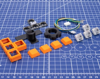 T-Spin+ - T-Shaped - Tetromino shaped WASD pad for arcade sticks