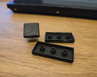 Low profile square 3D printed button caps for MX/Choc v2