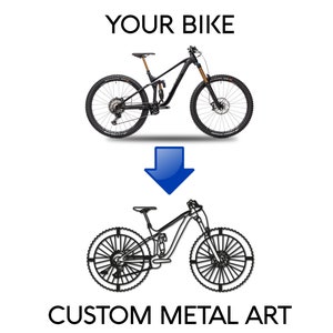 Custom Bicycle Metal Wall Art, Personalized Bike Wall Sign, Bicycle Wall Decor, Cyclist Bicycle Lover Gift, Fahrrad, Cyclist Biker Wall Art