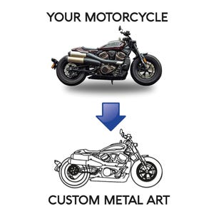 Custom Motorcycle Metal Decor Wall Art, Personalized Motorcycle Wall Sign, Motorcycle Lover Gift for Men, Motorcycle Accessories Decor