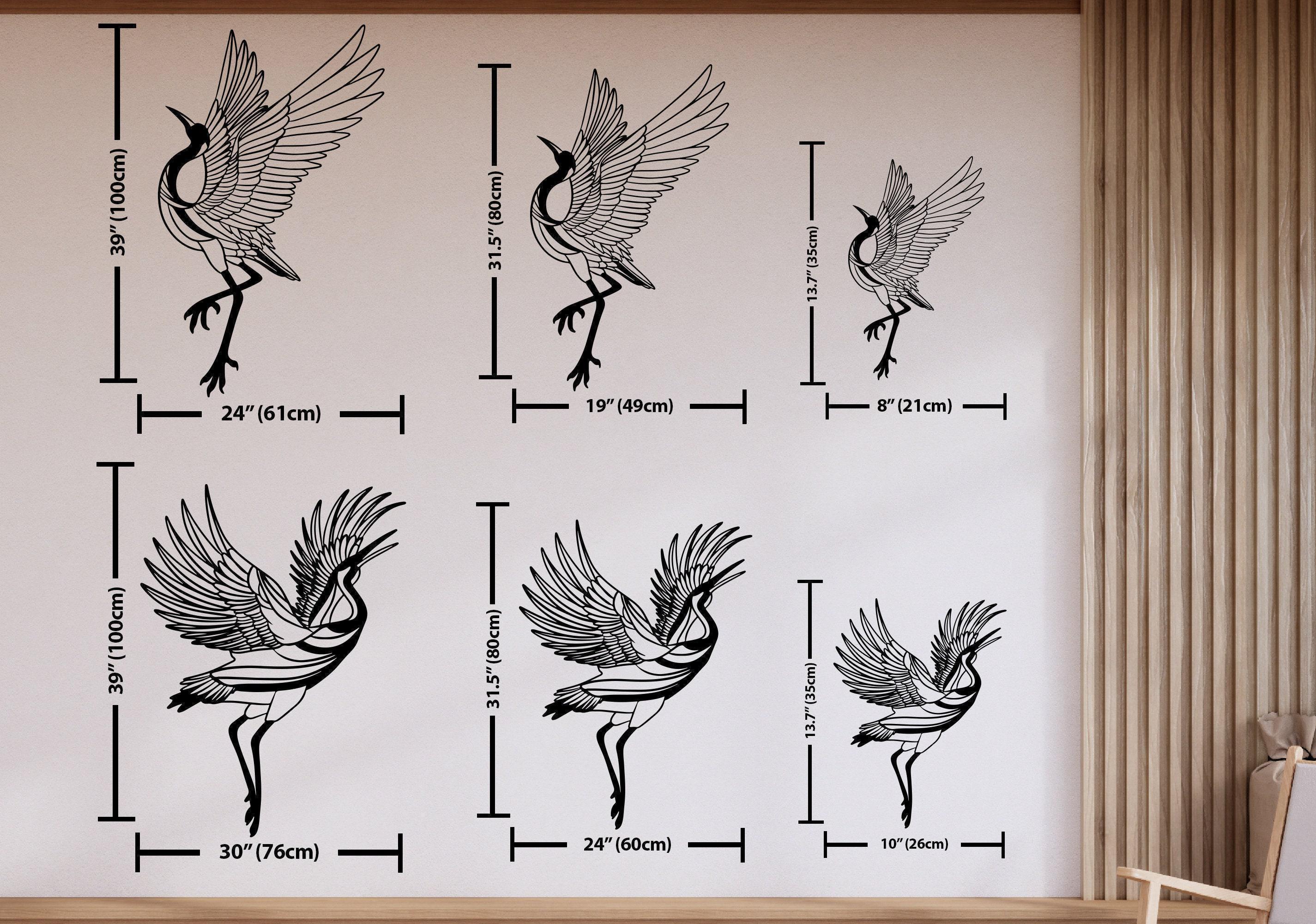 Metalen wanddecoratie Flying Birds te koop