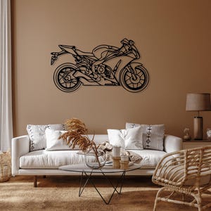 Custom Motorcycle Metal Decor Wall Art, Personalized Motorcycle Wall Sign, Motorcycle Lover Gift for Men, Motorcycle Accessories Decor image 7