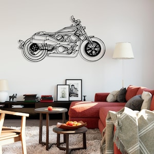 Custom Motorcycle Metal Decor Wall Art, Personalized Motorcycle Wall Sign, Motorcycle Lover Gift for Men, Motorcycle Accessories Decor image 6