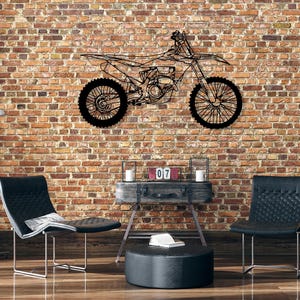 Custom Motorcycle Metal Decor Wall Art, Personalized Motorcycle Wall Sign, Motorcycle Lover Gift for Men, Motorcycle Accessories Decor image 8