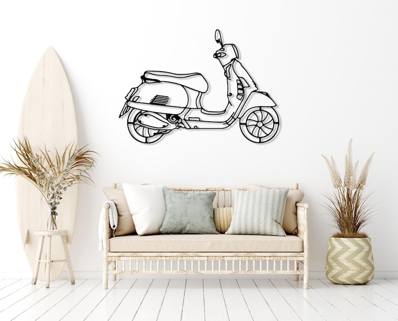 Custom Motorcycle Metal Decor Wall Art, Personalized Motorcycle Wall Sign, Motorcycle Lover Gift for Men, Motorcycle Accessories Decor image 5