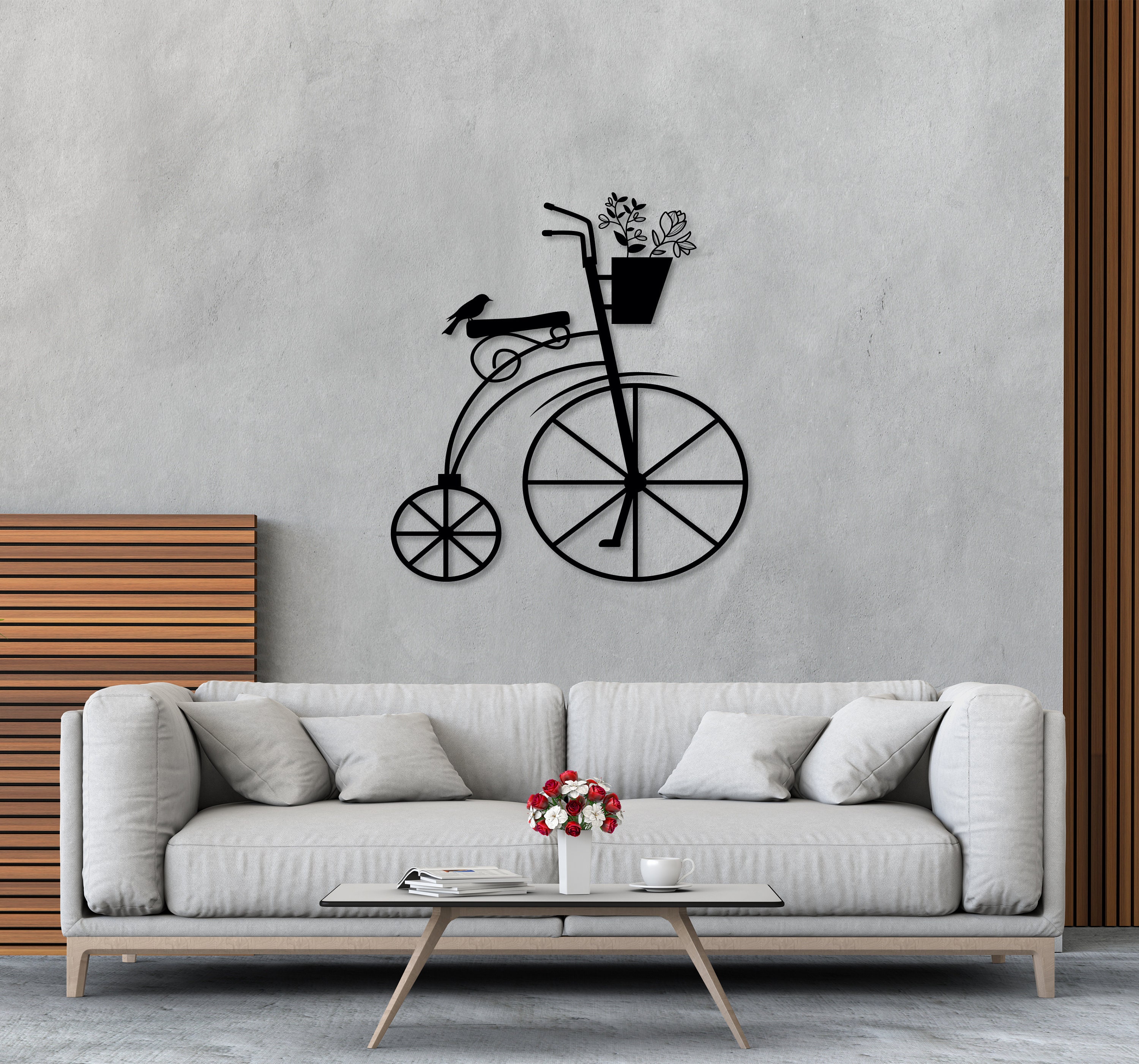 Metal Bicycle Wall Art Nostalgia Bike Art Bicycle Wall Decor - Etsy