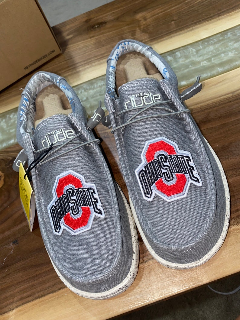 FREE SHIPPING Ohio State Hey Dude Shoes Etsy