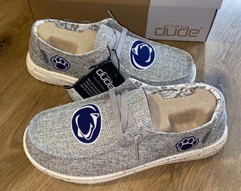Women’s Penn State PSU Wendy Linen Hey Dude Shoes