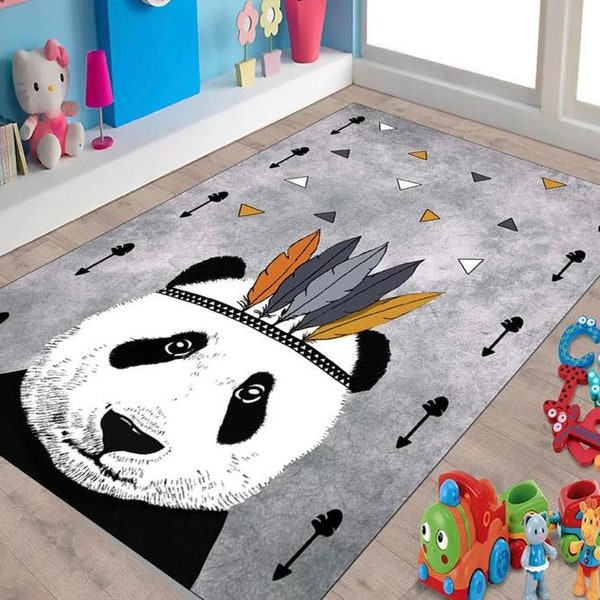 Tapis pour enfants tapis de chambre d'enfant à motif lavable