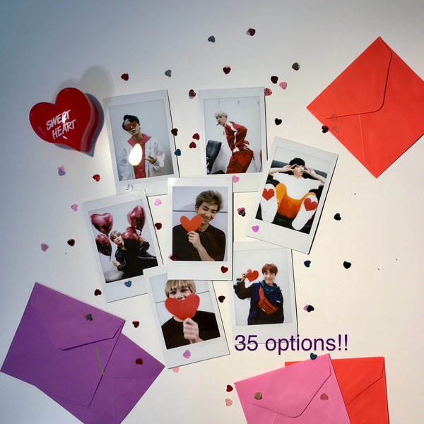 BTS Valentine's Day Polaroids w/ 35 Options!