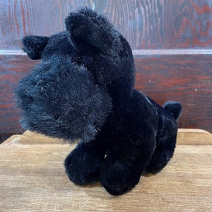 Vintage Chosun Black Scottish Terrier Scotty Scottie Dog Puppy Plush Stuffed