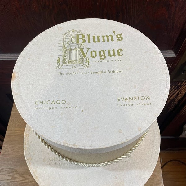 Vintage Hat Box Etsy