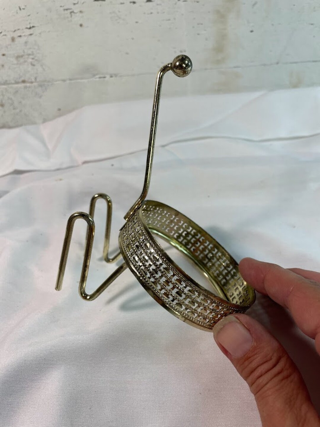 Vintage Anchor Hocking Chip and Dip Bracket ONLY Bowl Holder Etsy