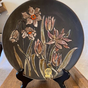 Mid-Century Ruscha Art Pottery Plate