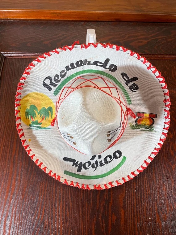 Vintage Sombreros Selene Calidad Painted Souvenir 
