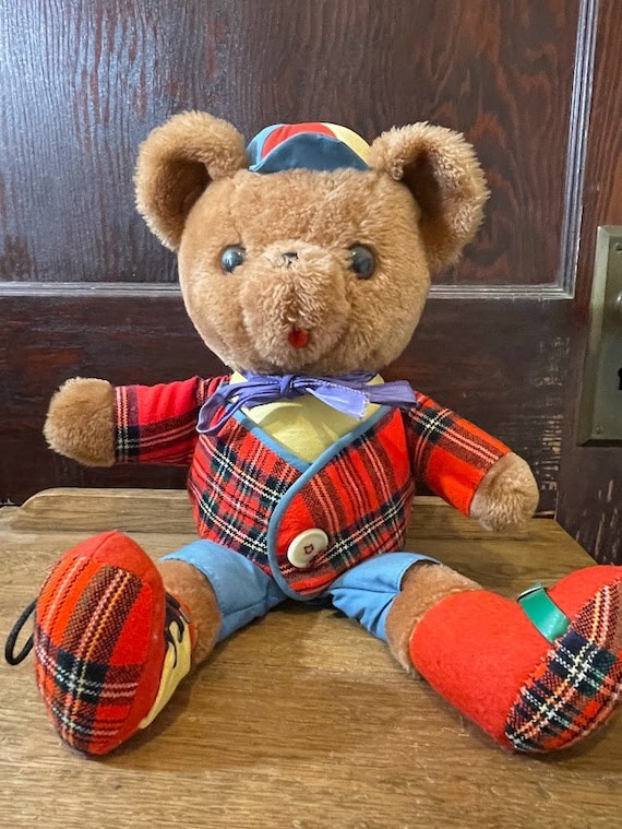 1977 R. Dakin Learn to Dress Vintage Teddy Bear - Etsy