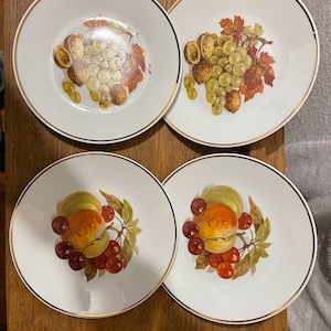 Vintage Lorenz Hutschenreuther Salad/Dessert plates - set of 4