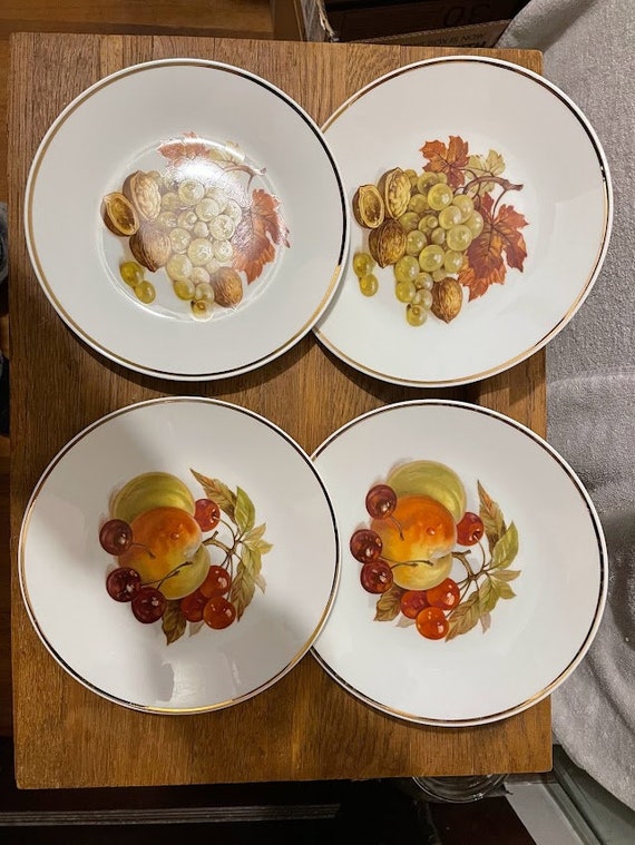 Vintage Lorenz Hutschenreuther Salad/dessert Plates - Set of 4 - Etsy