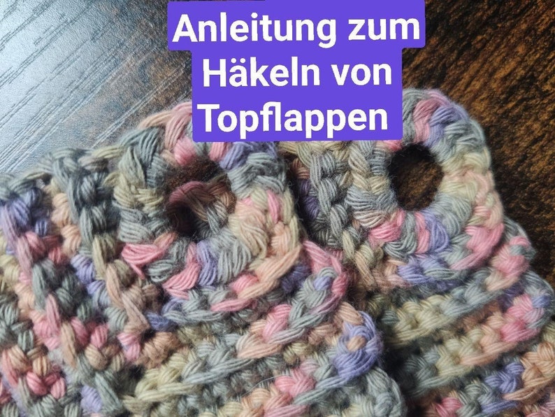 DIY Häkelkit für Topflappen aus Baumwolle für ein nachhaltiges DIY Geschenk. Anleitung für Anfänger und Wiedereinsteiger Grüntöne Bild 8