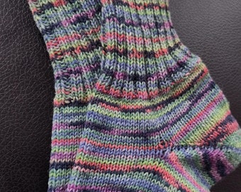 1 Paar handgestrickte Socken - Größe 38 - 39