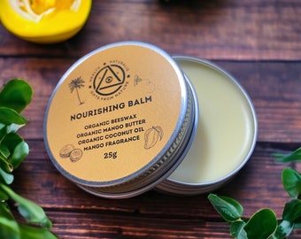 Deeply Nourishing Dry Skin Relief - Handmade Mango - Beeswax - Coconut Balm 25g