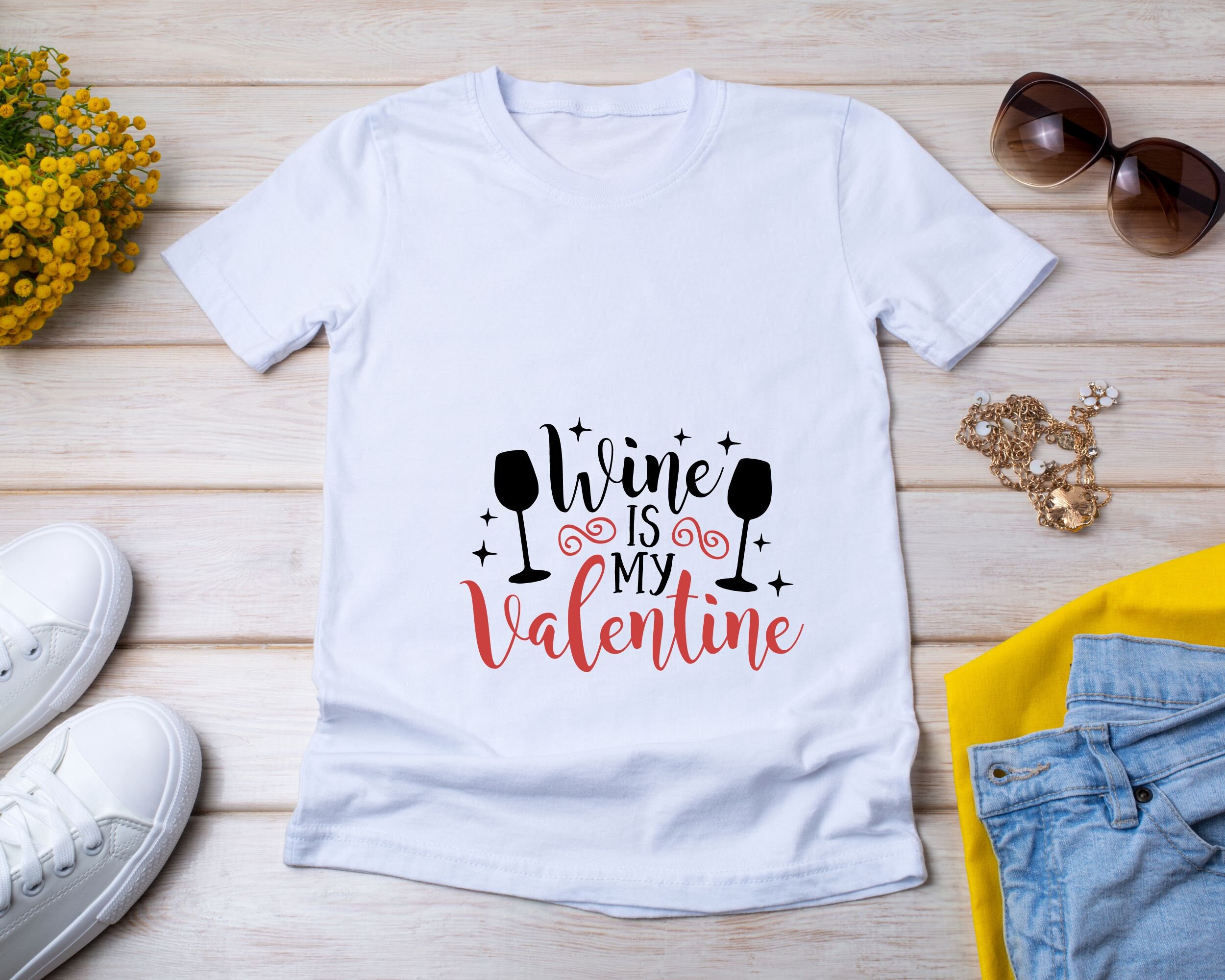 Valentine's Day Heart SVG Bundle - Love Shirt Design, Valentines PNG ...
