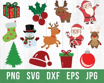 Weihnachten Bundle SVG, Weihnachten Clipart, Santa SVG, Frohe Weihnachten SVG, Weihnachten Sublimation Designs, Weihnachten Vibes Png, Png Bundle