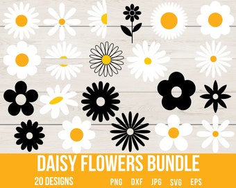 Daisy Svg, Wildflower Svg, Flower Clipart, Daisy Png, Daisy Flower Svg, Daisy Clipart, Daisies Svg, Daisy Clip Art, Daisy Cut File