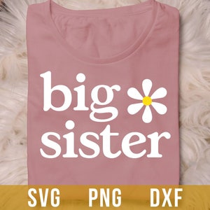 Grote zus Svg, zus Svg, zusje Svg, grote zus Png, broers en zussen Svg, grote zus Shirt, zuster Shirt Svg, gesneden bestand, Svg-bestanden voor Cricut