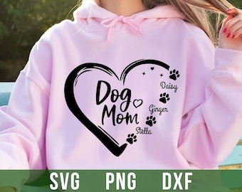 Dog Mom Svg, Custom Dog Mom Shirt Svg, Dog Mama Svg, Dog Mother Svg, Dog Mom Shirt Png, Mother&#39;s Day Shirt Svg, Dog Mama Shirt Svg