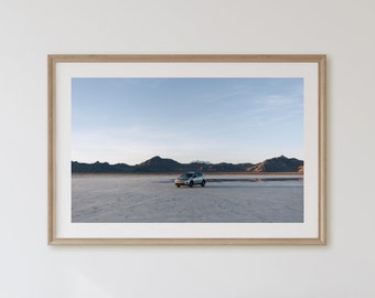 Salt Flats at Blue Hour Print